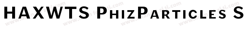 HAXWTS PhizParticles Six字体转换